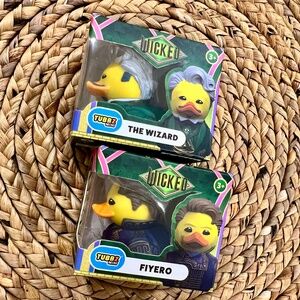 Mini Tubbz 2" Cosplaying Rubber Ducks - Wicked - The Wizard & Fiyero